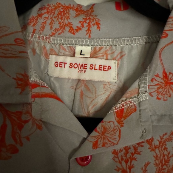 Get Some Sleep. Button Up Hawaiin Tee. 2019 - Picture 3 of 3